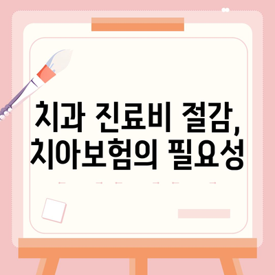 치과 진료비 부담 줄이는 치아보험