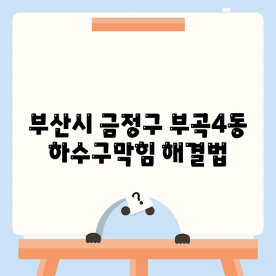 부산시 금정구 부곡4동 하수구막힘 | 가격 | 비용 | 기름제거 | 싱크대 | 변기 | 세면대 | 역류 | 냄새차단 | 2024 후기