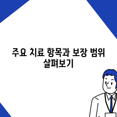 치아보험 보장 범위 확실히 알아보기