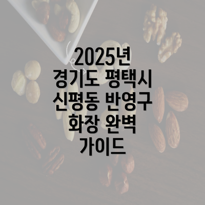 2025년 경기도 평택시 신평동 반영구 화장 완벽 가이드