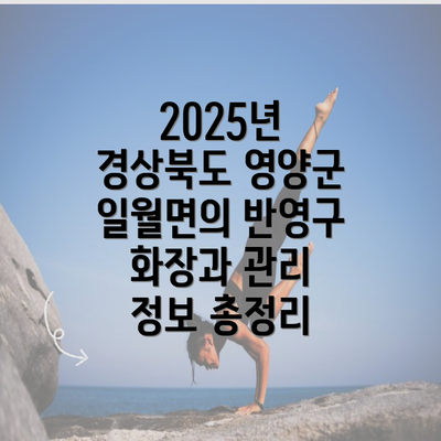 2025년 경상북도 영양군 일월면의 반영구 화장과 관리 정보 총정리