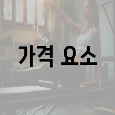 가격 요소