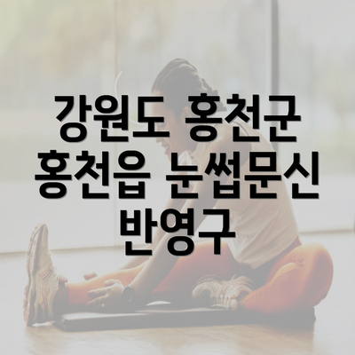 강원도 홍천군 홍천읍 눈썹문신 반영구