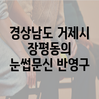 경상남도 거제시 장평동의 눈썹문신 반영구