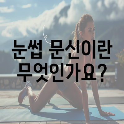 눈썹 문신이란 무엇인가요?