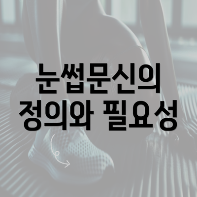 눈썹문신의 정의와 필요성