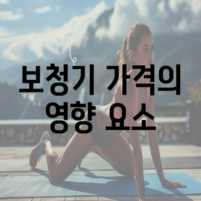 보청기 가격의 영향 요소