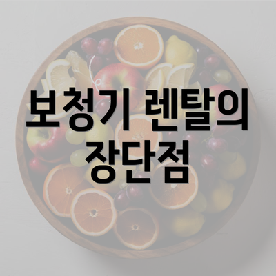 보청기 렌탈의 장단점