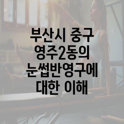 부산시 중구 영주2동의 눈썹반영구에 대한 이해