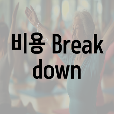 비용 Breakdown