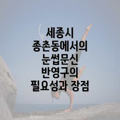 세종시 종촌동에서의 눈썹문신 반영구의 필요성과 장점