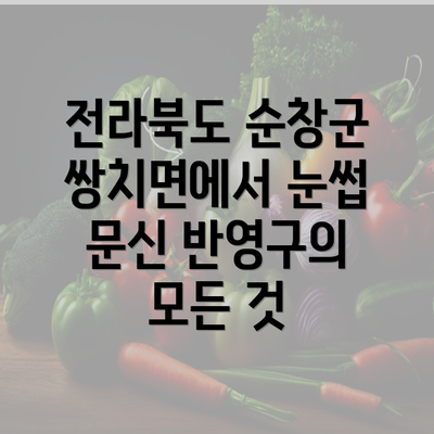 전라북도 순창군 쌍치면에서 눈썹 문신 반영구의 모든 것