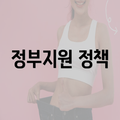 정부지원 정책