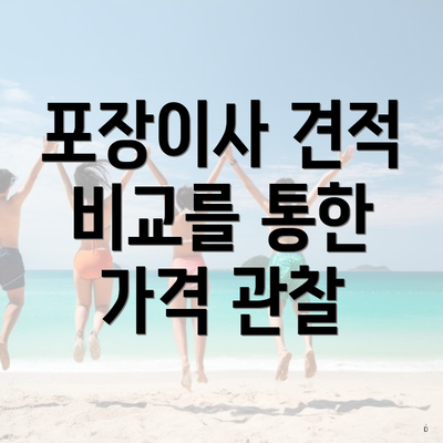 포장이사 견적 비교를 통한 가격 관찰