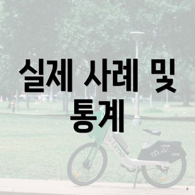 실제 사례 및 통계